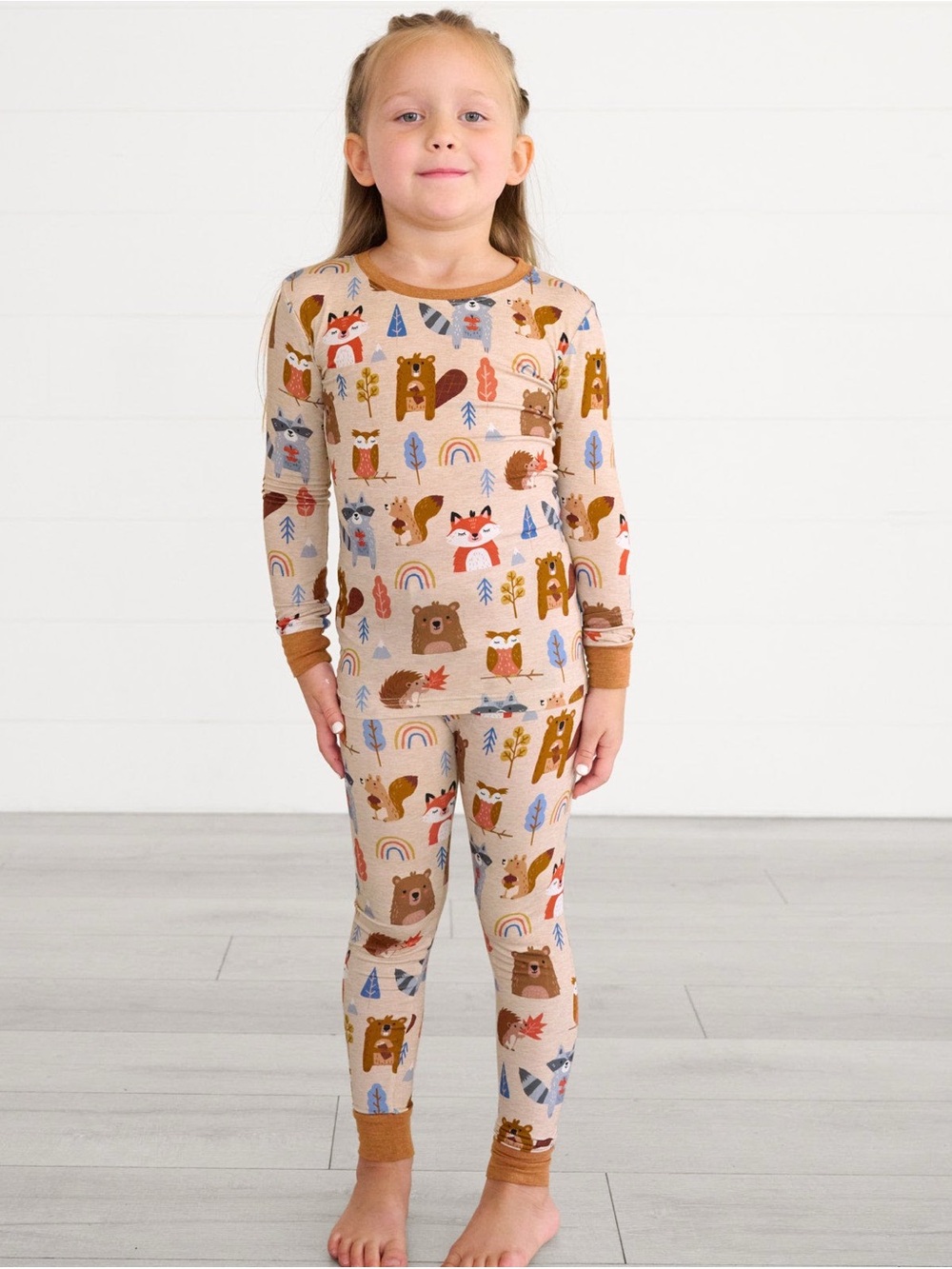 Little Sleepies Woodland Friends Two-Piece Pajama Set, Size 2T